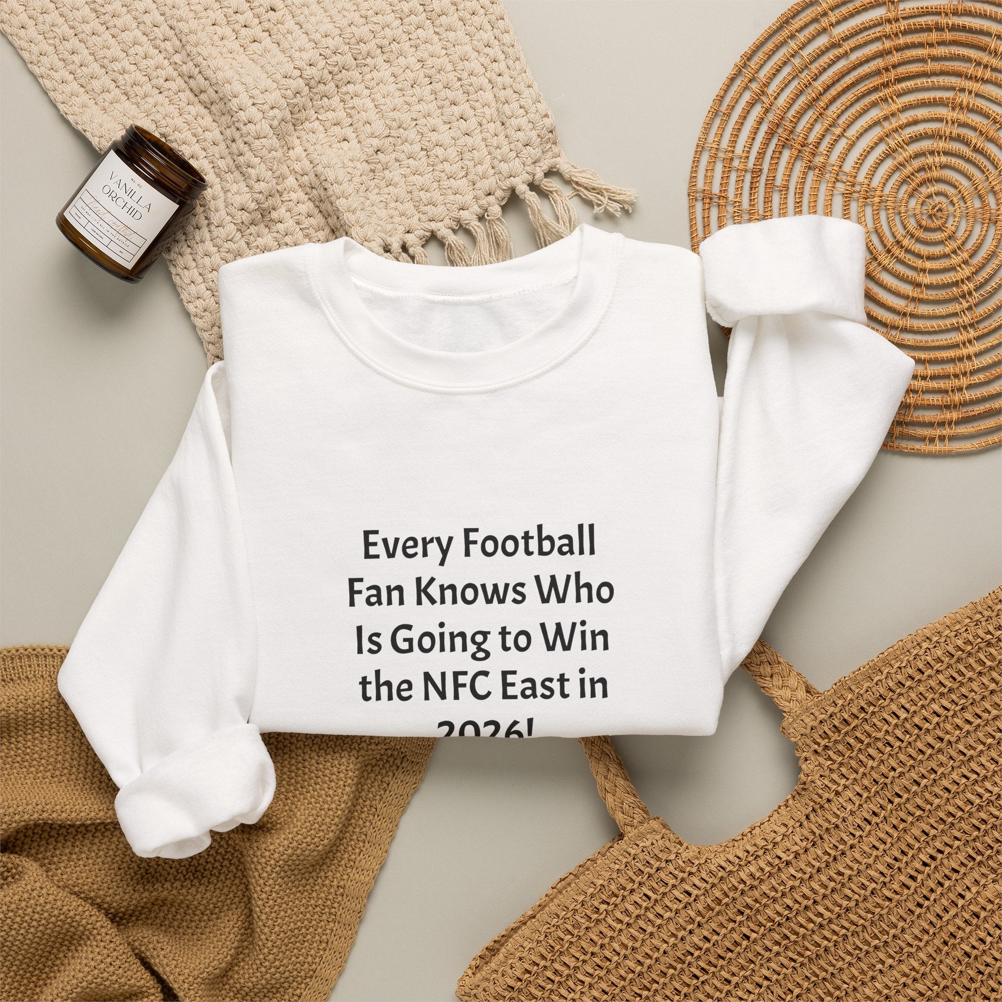 NFC East 2026 Prediction Crewneck Sweatshirt - "GO BIRDS!" Football Fan Pullover