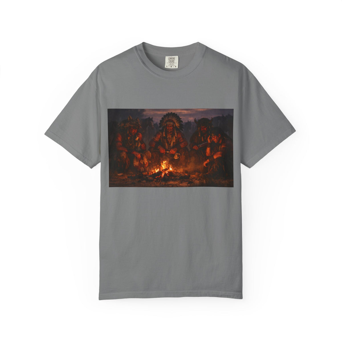 Reflection by the Fire