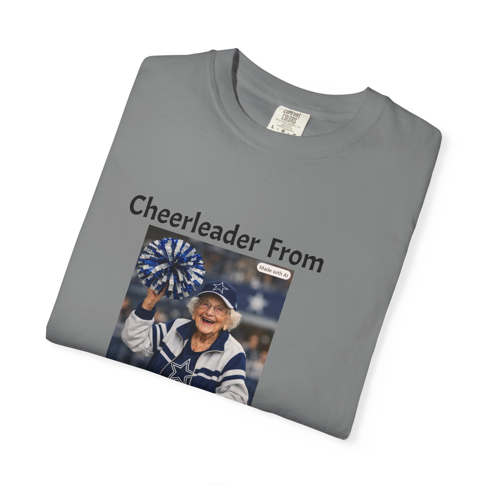 Cowboys Super Bowl Cheerleader T-Shirt — Vintage Fan Tee