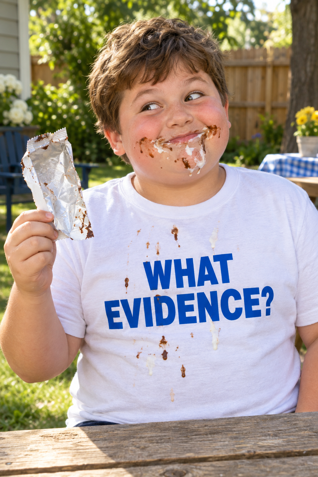 What Evidence? T-Shirt — Funny Skeptic Graphic Tee