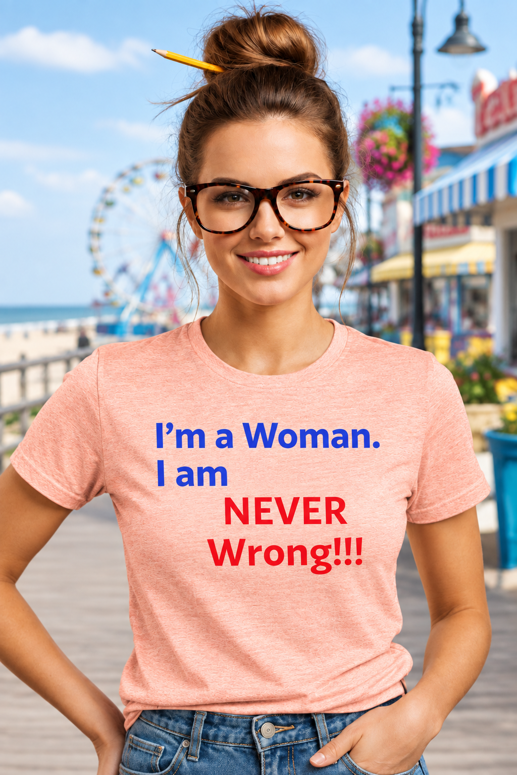 I'm a Woman. I am NEVER Wrong!!! T-Shirt